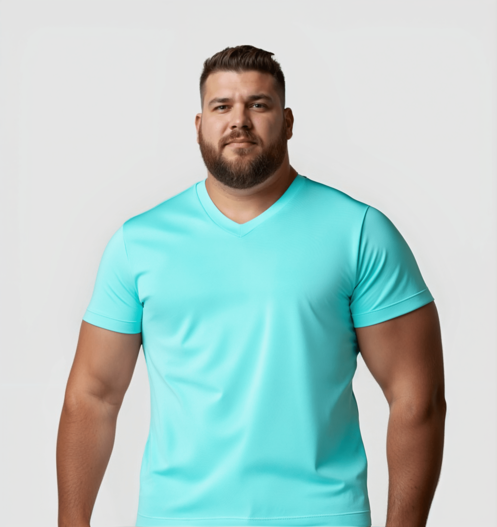 Pakket van 3 V - hals - Turkoois - Fincut Netherlands