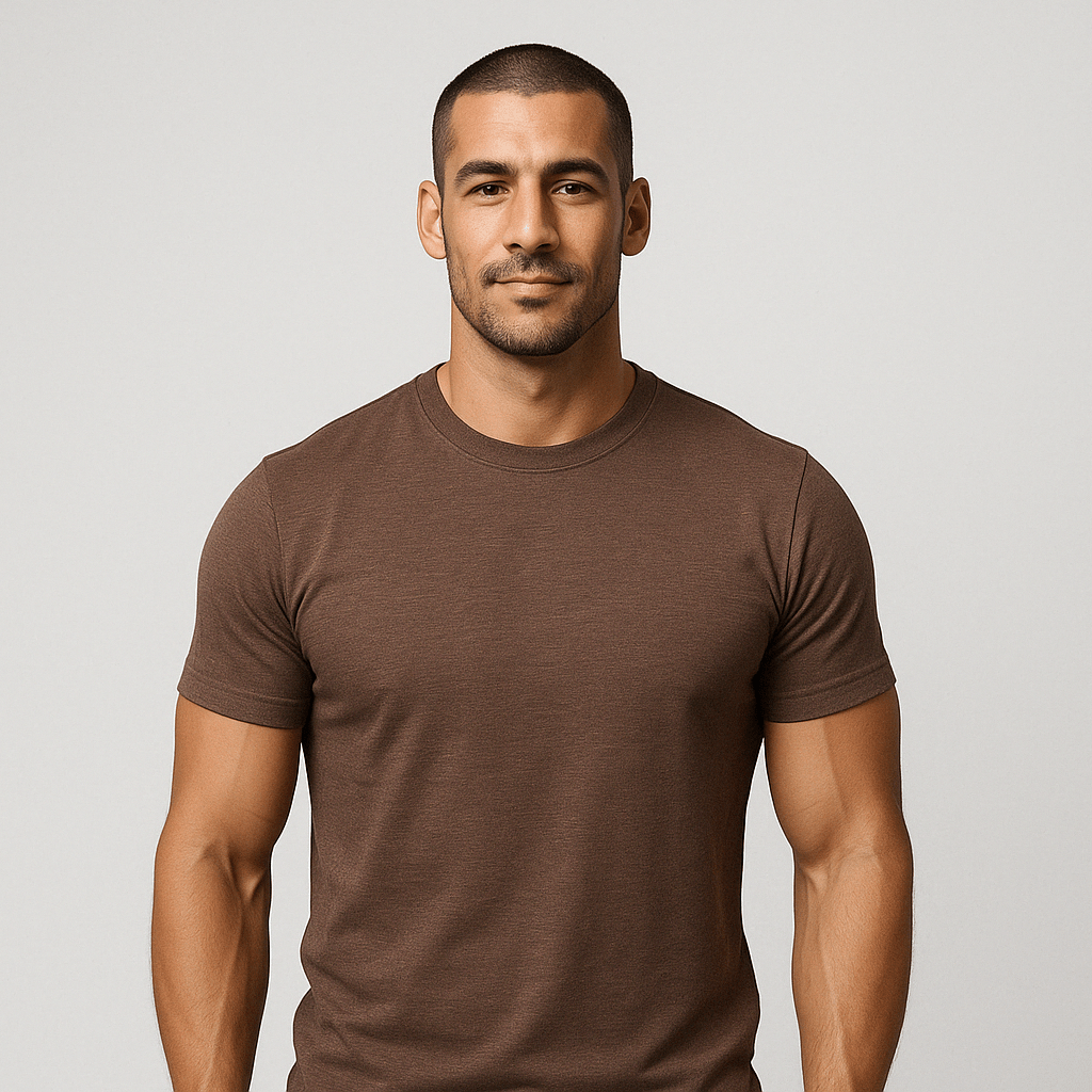 Het Tech - T-shirt - Bruin - Fincut Netherlands