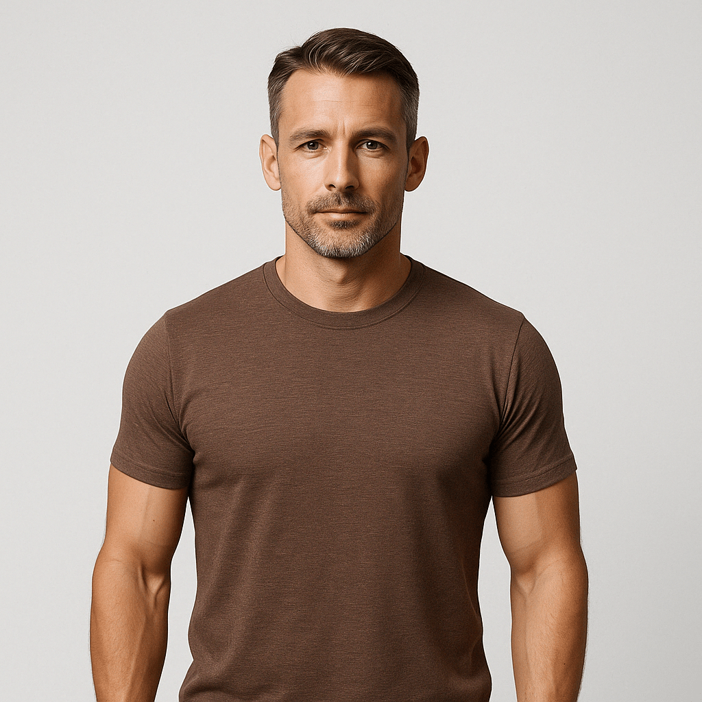 Het Tech - T-shirt - Bruin - Fincut Netherlands