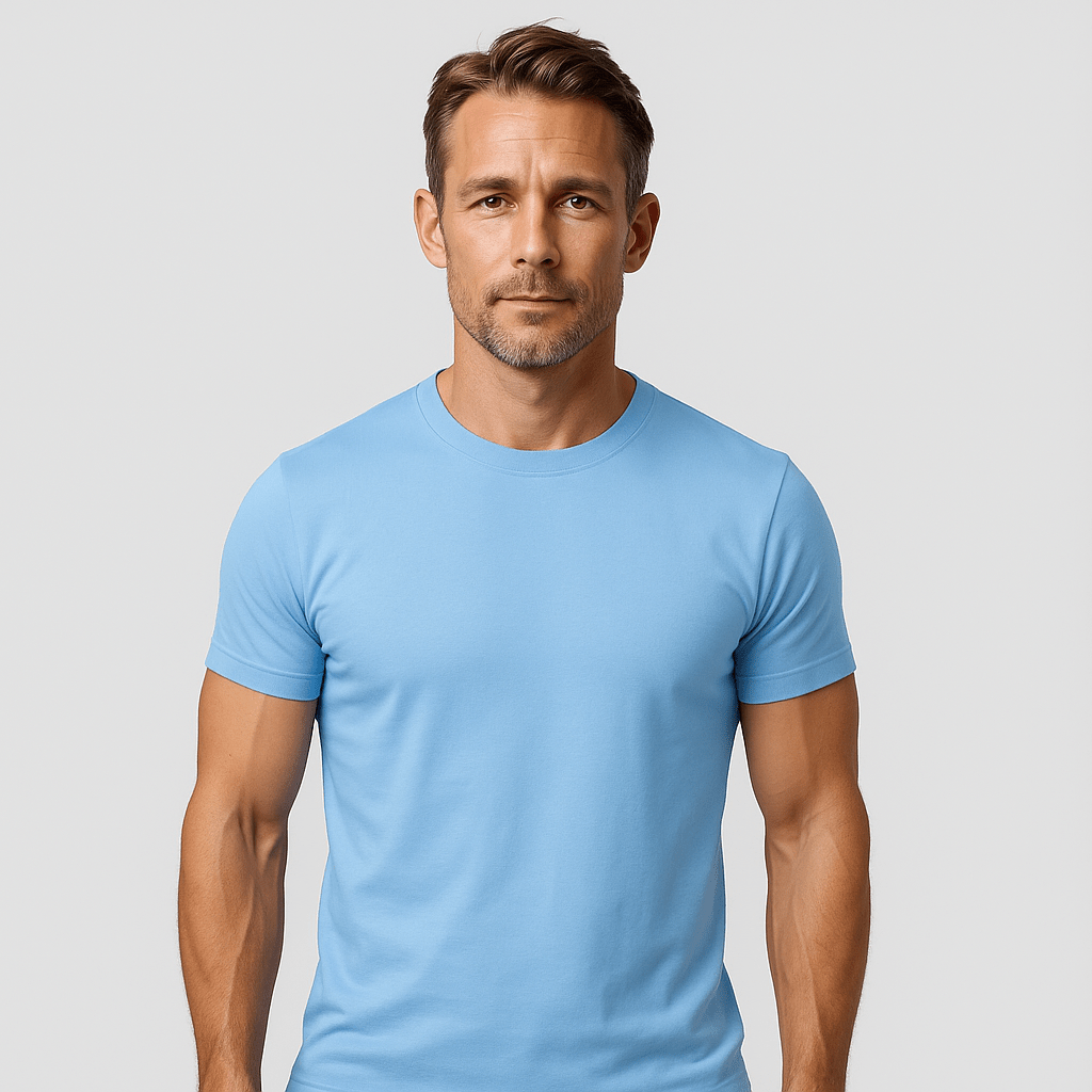 Het Tech - T-shirt – lichtblauw. - Fincut Netherlands