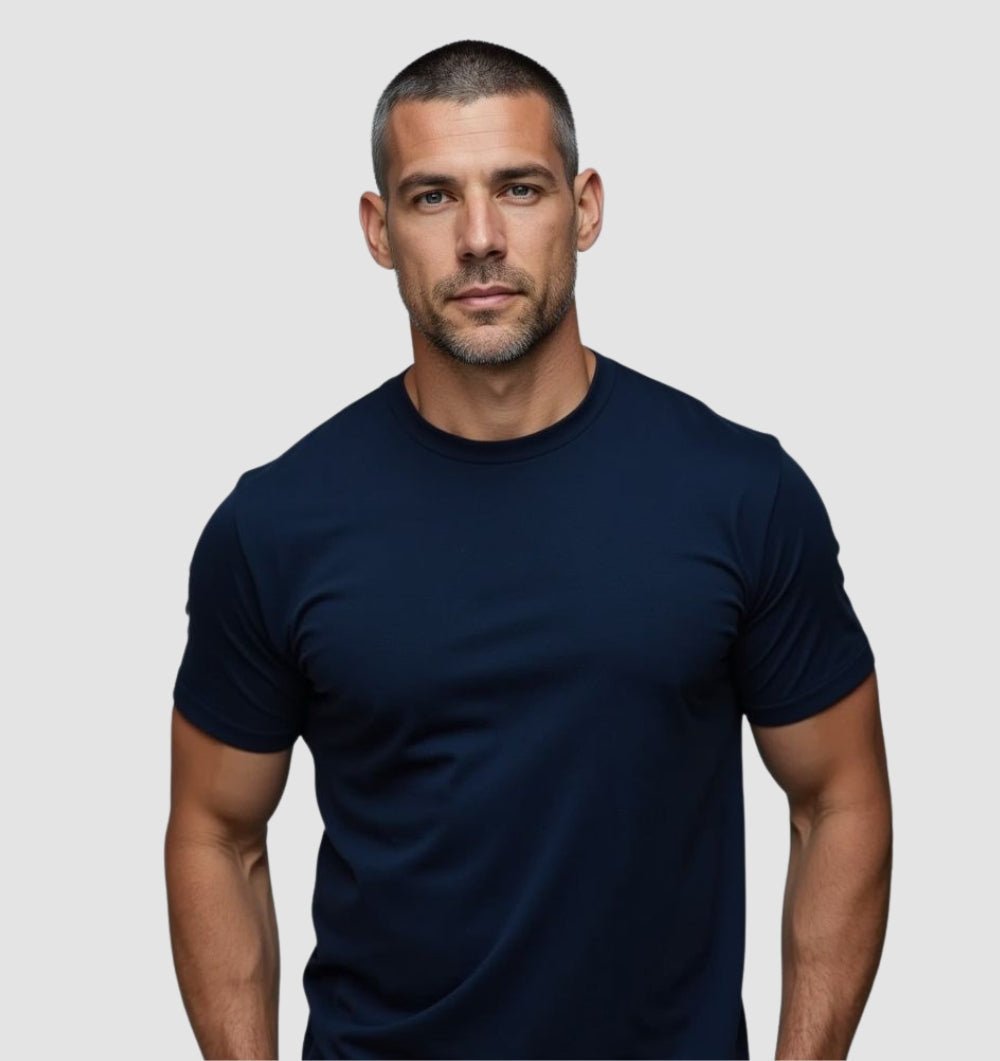 Het Tech - T-shirt – Marineblauw - Fincut Netherlands