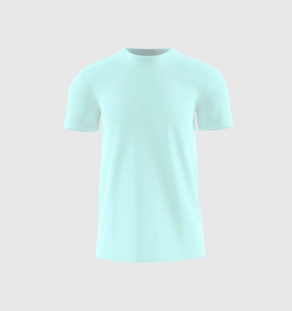 Het Tech - T-shirt – Turquoiseblauw - Fincut Netherlands