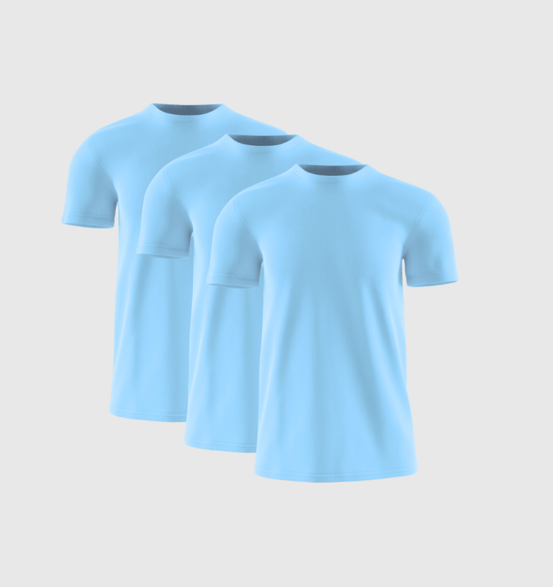 Pakket van 3 - Lichtblauw - Fincut Netherlands