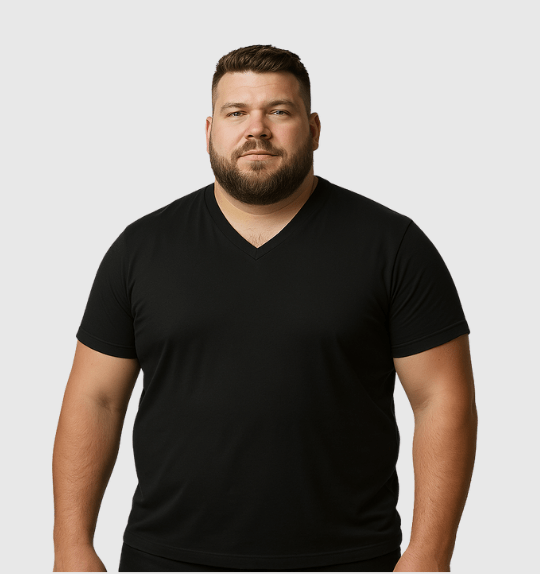 Pakket van 3 V - hals - Essentieel - Fincut Netherlands