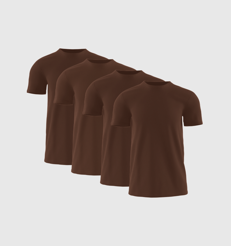 Pakket van 4 - Bruin - Fincut Netherlands