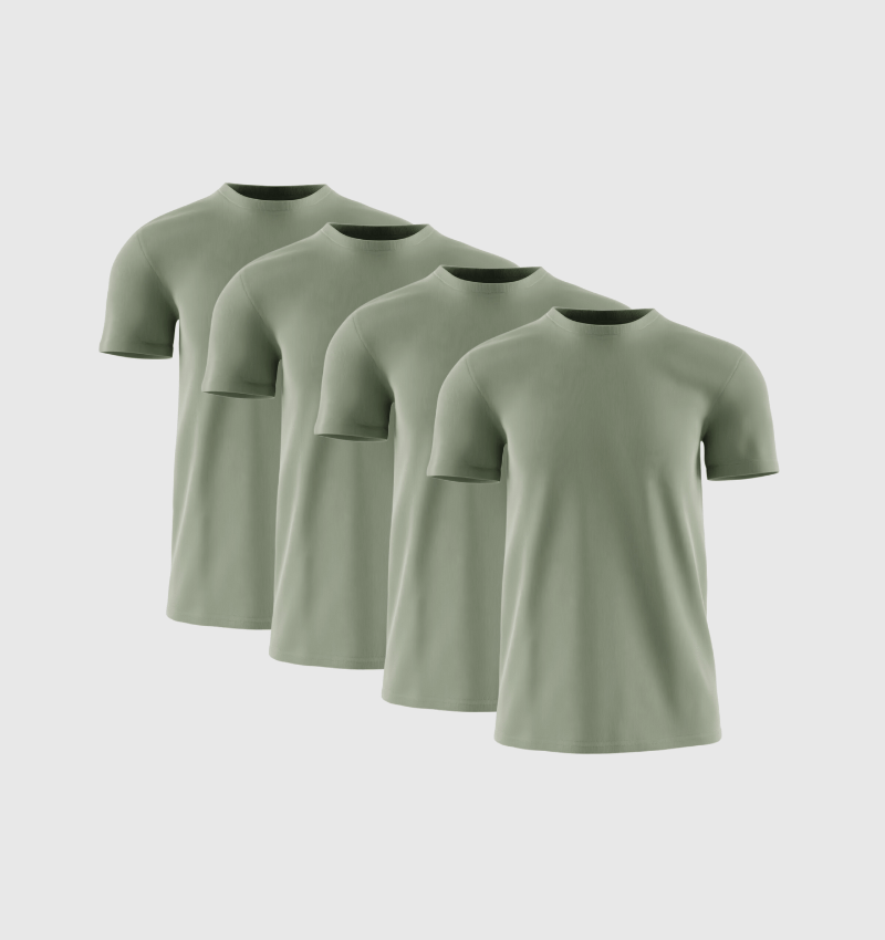 Pakket van 4 - Kaki - Fincut Netherlands