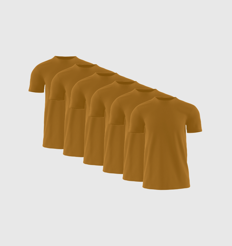 Pakket van 6 - Mosterdgeel - Fincut Netherlands