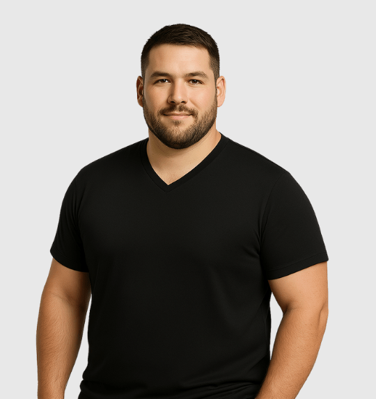 Pakket van 6 V - hals - Zwart - Fincut Netherlands