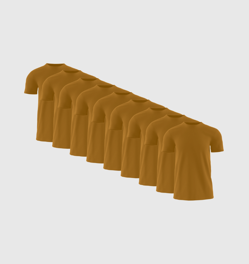 Pakket van 9 - Mosterdgeel - Fincut Netherlands